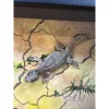 Diorama Framed Art – Coyote Jaw-Lizard Prehistoric Online