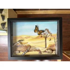Diorama Framed Art – Monarch, Rattlesnake Prehistoric Online