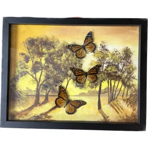 Diorama Framed Art – Monarchs in flight Prehistoric Online