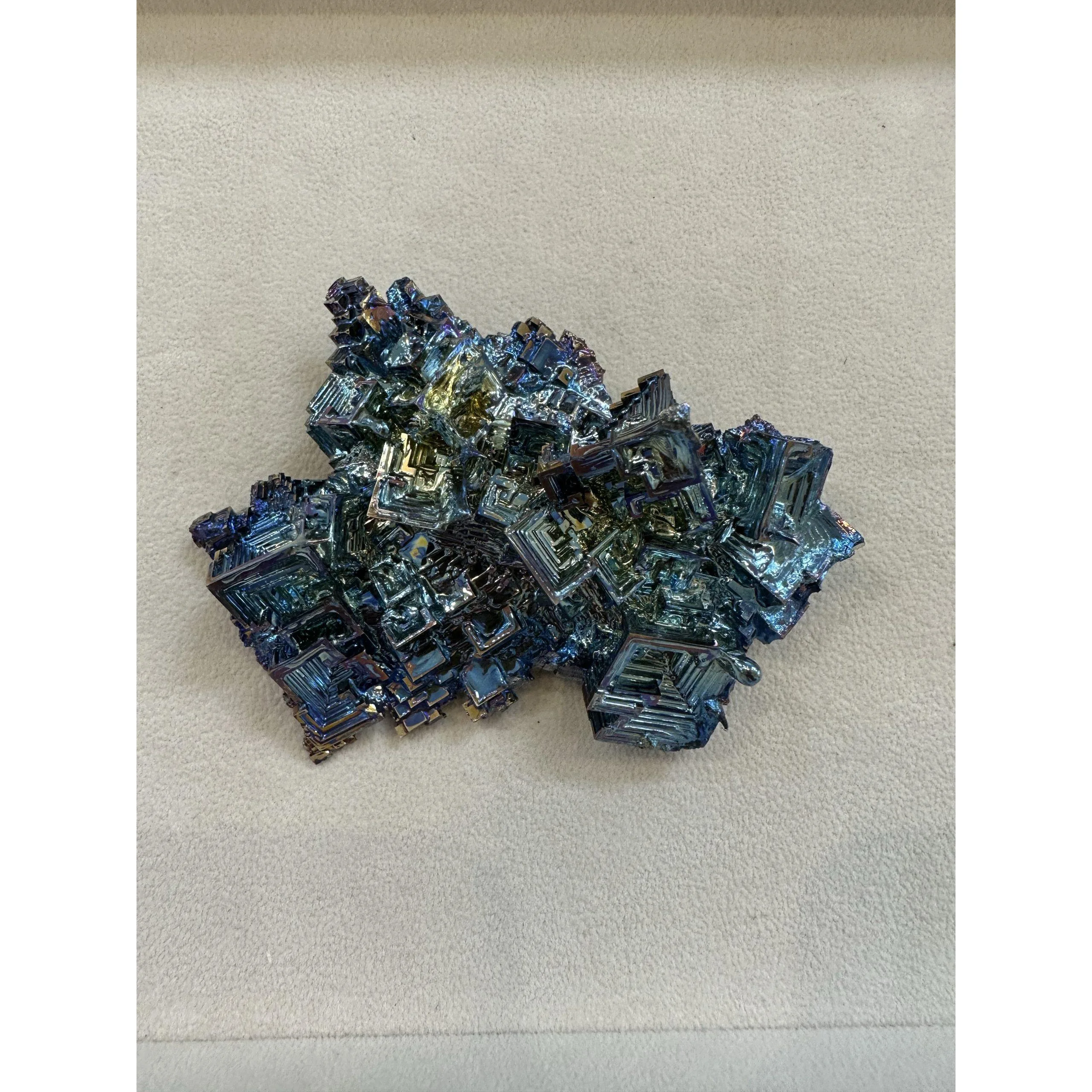 Bismuth, XL Collector, strong blue crystals Prehistoric Online