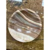 Onyx Multi Color polished bowl – 8″ diameter Prehistoric Online