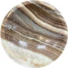 Onyx Multi Color polished bowl – 8″ diameter Prehistoric Online