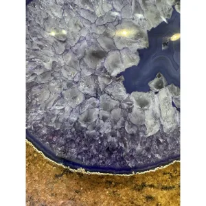 Dyed Agate Slice – Purple Color Prehistoric Online