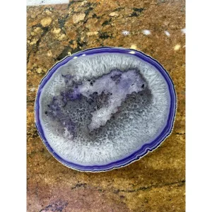 Dyed Agate Slice – Purple Color – Premium Prehistoric Online