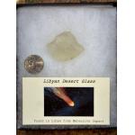 Libyan Desert Glass in Collector Riker box Prehistoric Online