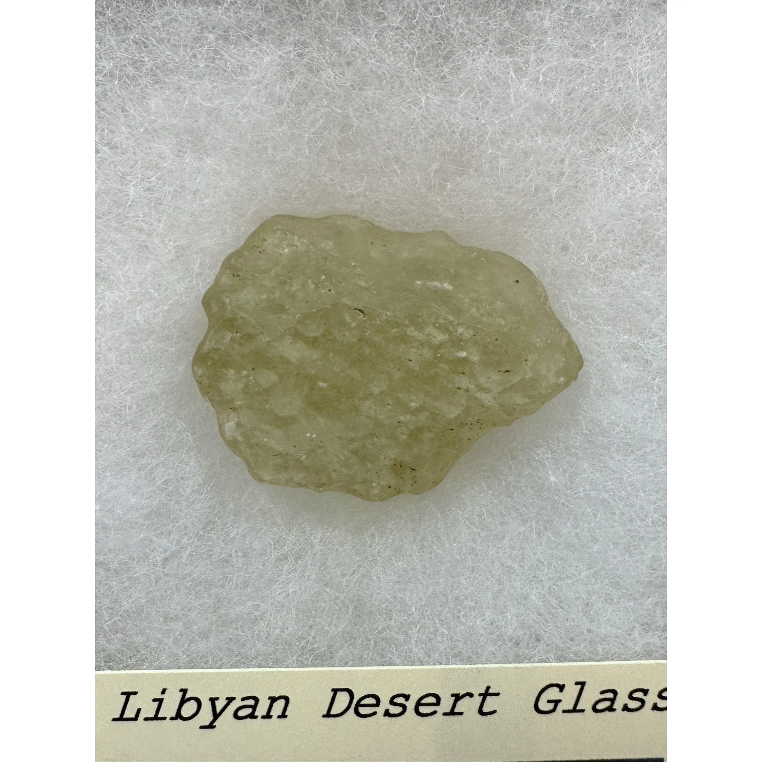 Libyan Desert Glass-XL,  Riker box Prehistoric Online