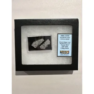 NWA 10390 meteorite slice, Eucrite-unbr Prehistoric Online