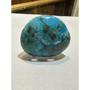 Chrysocolla, Azurite, Malachite polished display Prehistoric Online