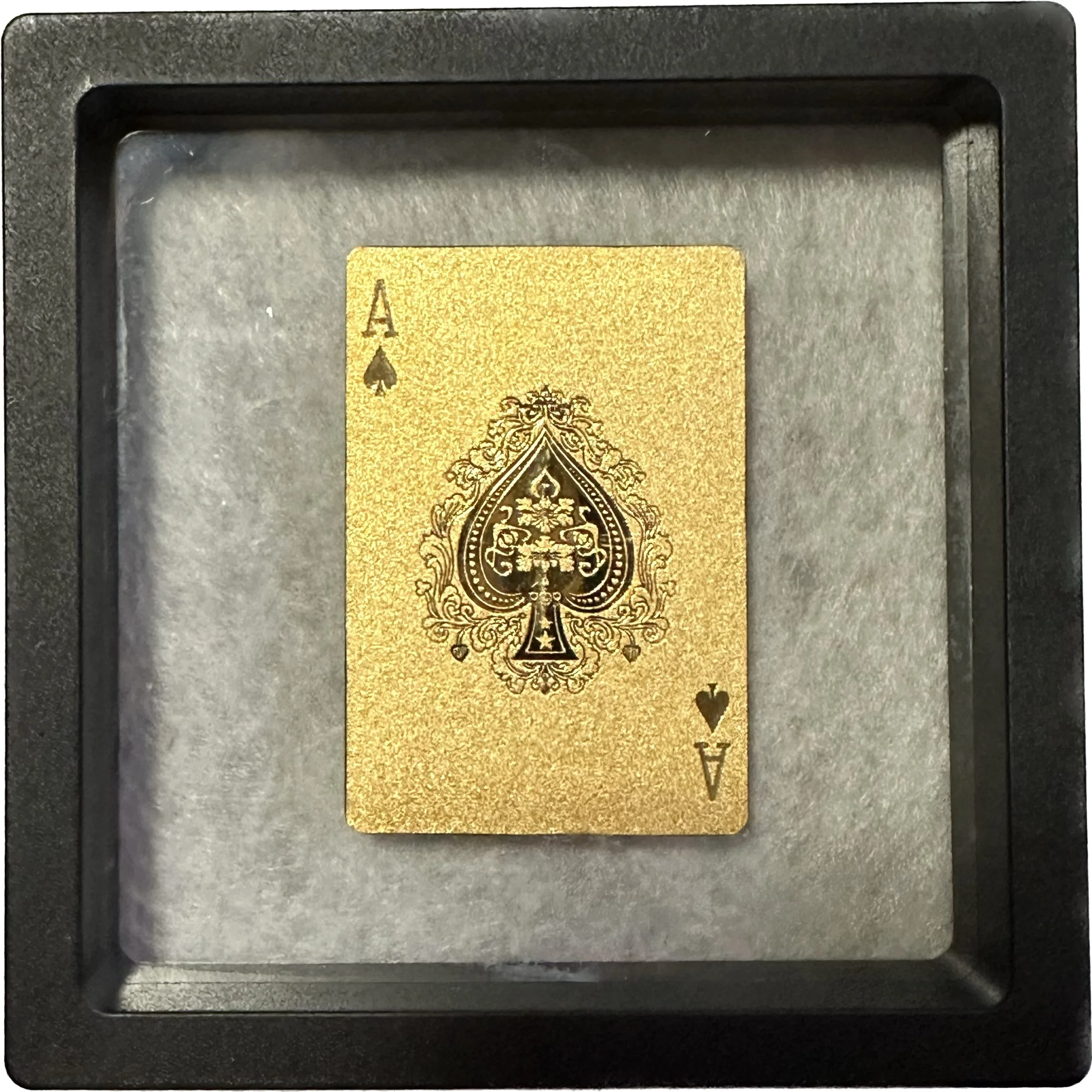 One of a kind 24k gold playing card, RARE Prehistoric Online