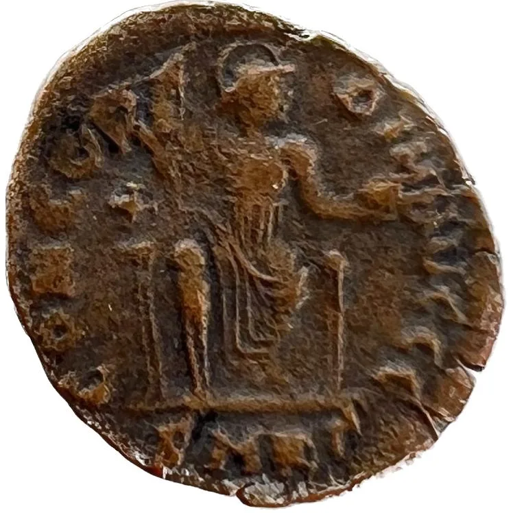 Roman Coin, Bronze hand hammered coin Prehistoric Online