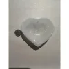 Selenite Heart bowl, selenite 4 1/2 inch Prehistoric Online