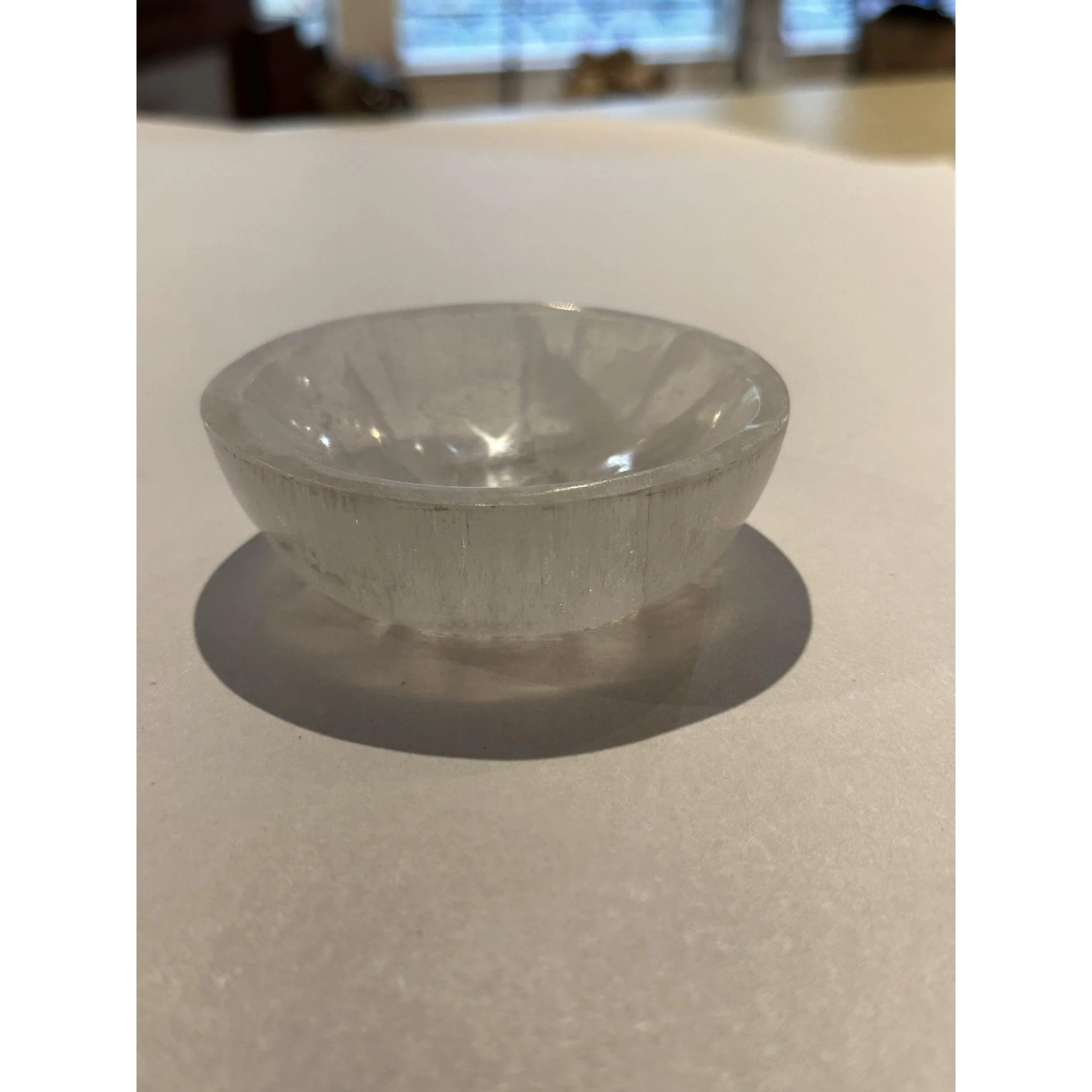 Selenite bowl, AAA grade selenite 4 inch Prehistoric Online