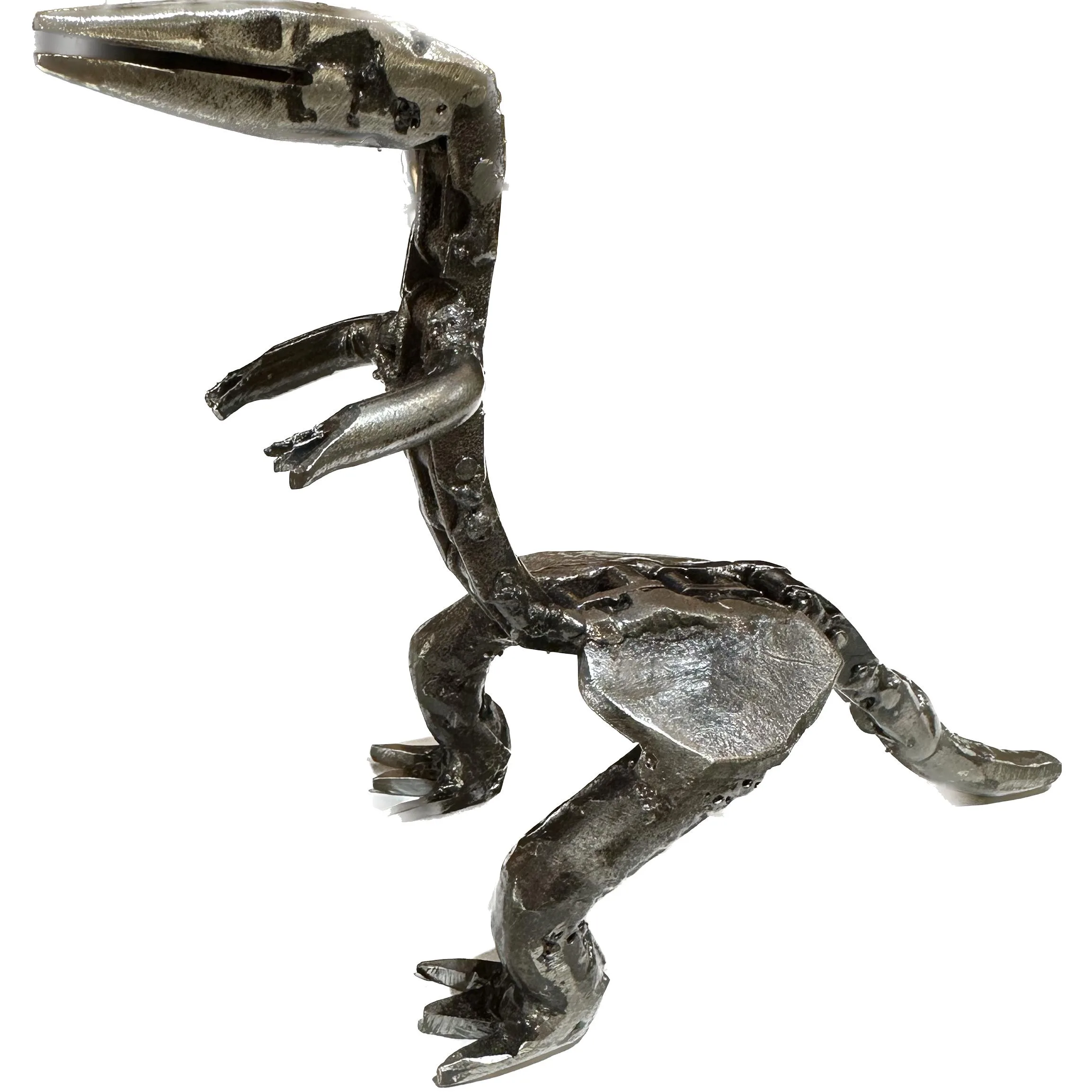 Dinosaur Metal Art,  “Raptor” Prehistoric Online