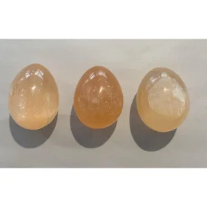 Orange Selenite Egg, Morocco Mental Clarity Prehistoric Online