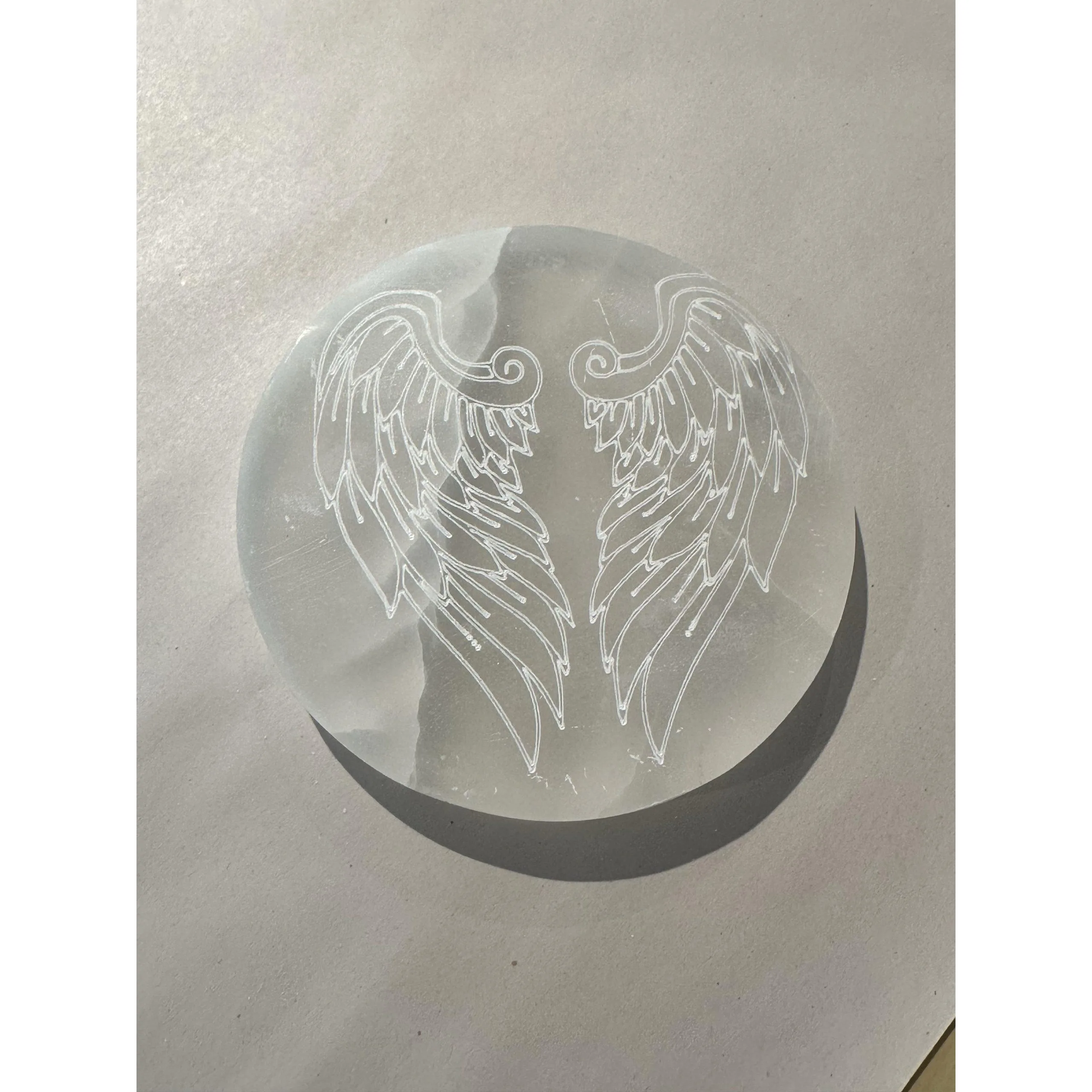 Angelic Selenite Charger Disc – Cleanse your minerals Prehistoric Online