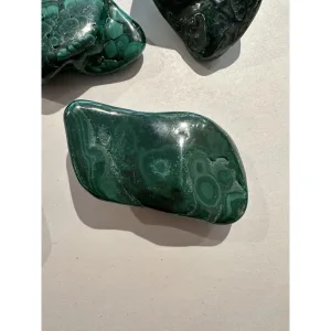 Malachite polished display stone. Prehistoric Online