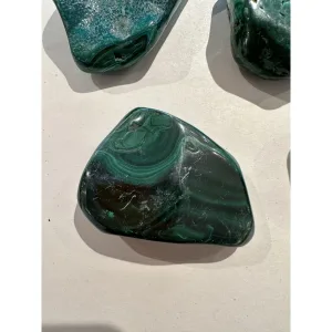 Malachite polished display stone. Prehistoric Online