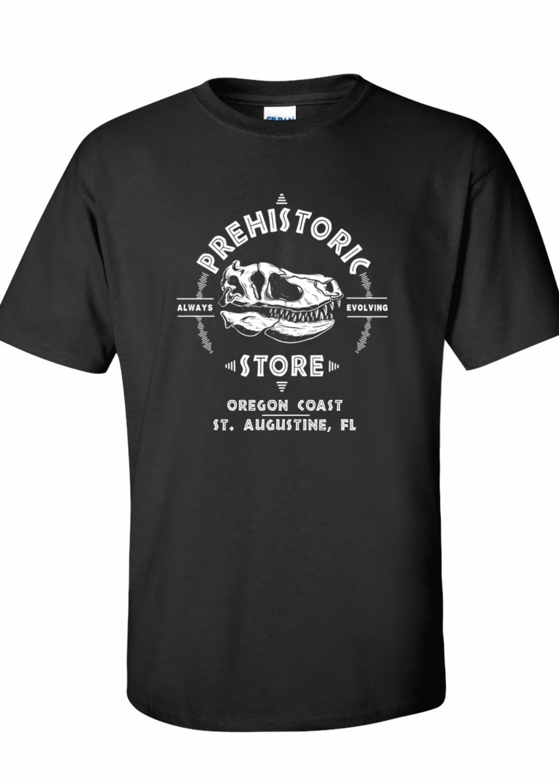 Prehistoric T-shirt,  Black Prehistoric Online
