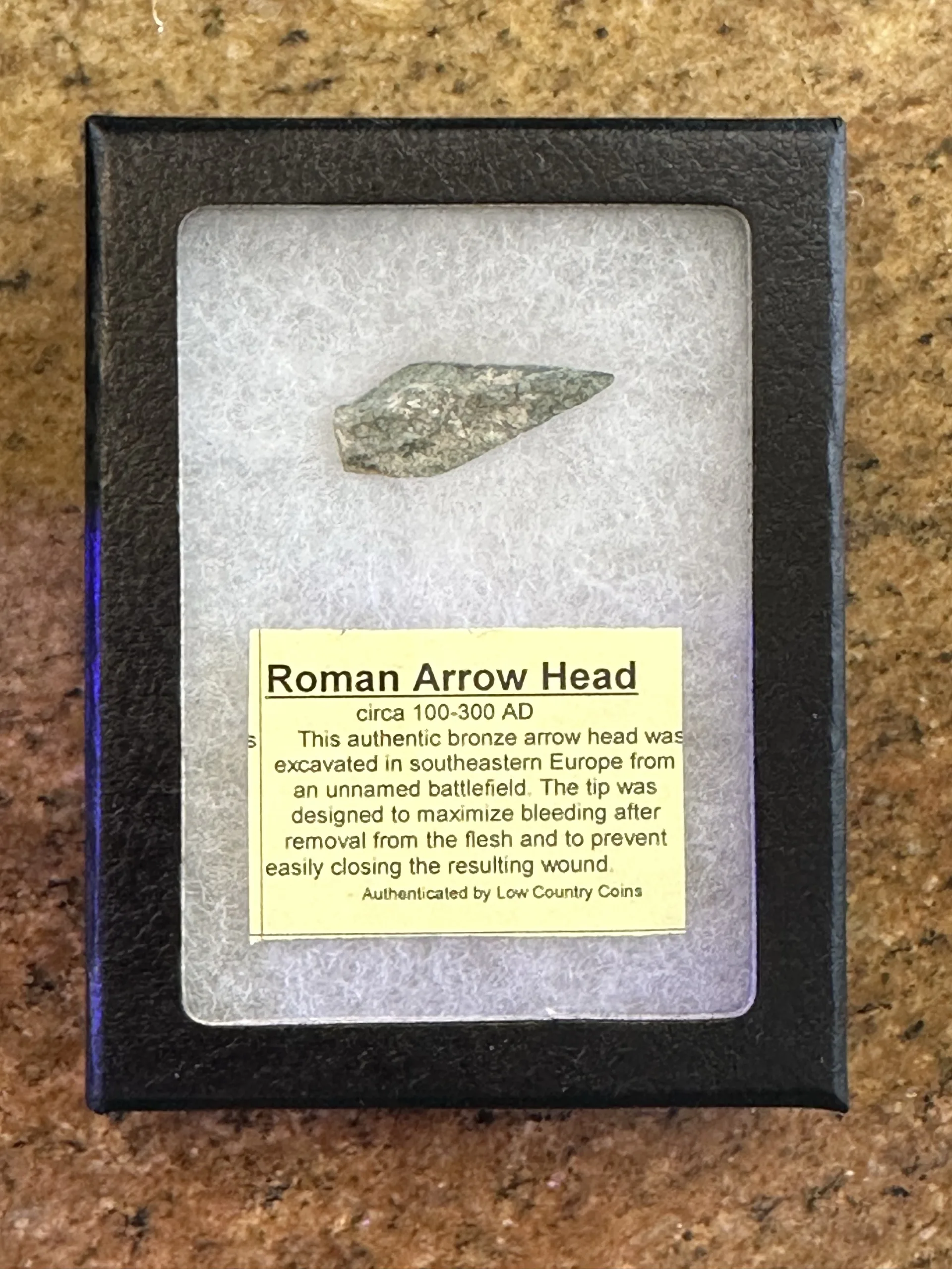Bronze Roman Arrowhead, Ancient Rome 100-300AD Prehistoric Online