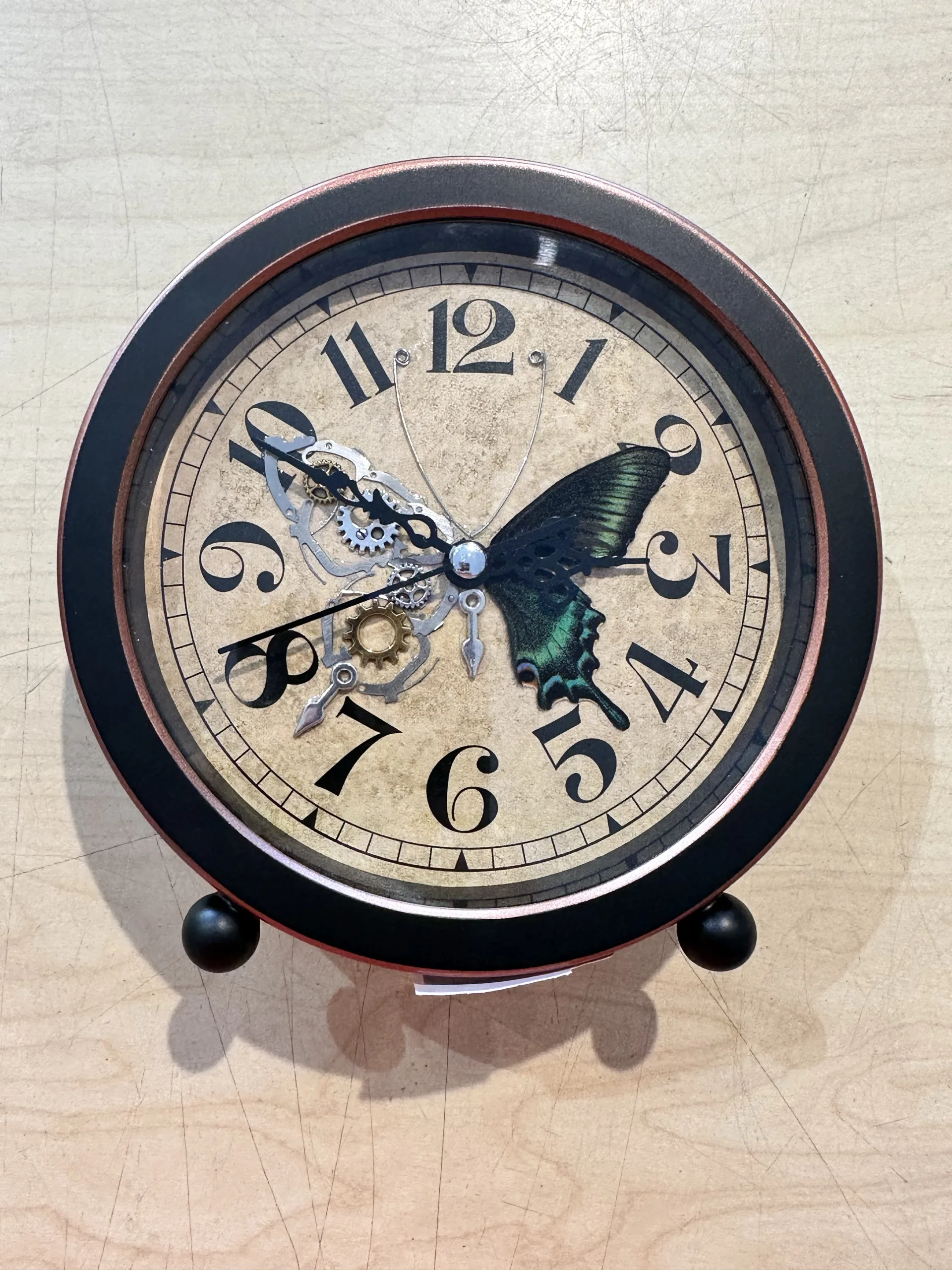 Steampunk Butterfly Clock Prehistoric Online