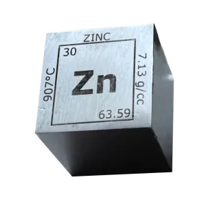 Zinc, Element cube Prehistoric Online