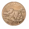 Triceratops copper coin, 1oz Prehistoric Online