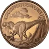 Giganotosaurus copper coin, 1oz Prehistoric Online