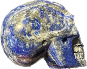 Lapis skull, hand finished Prehistoric Online