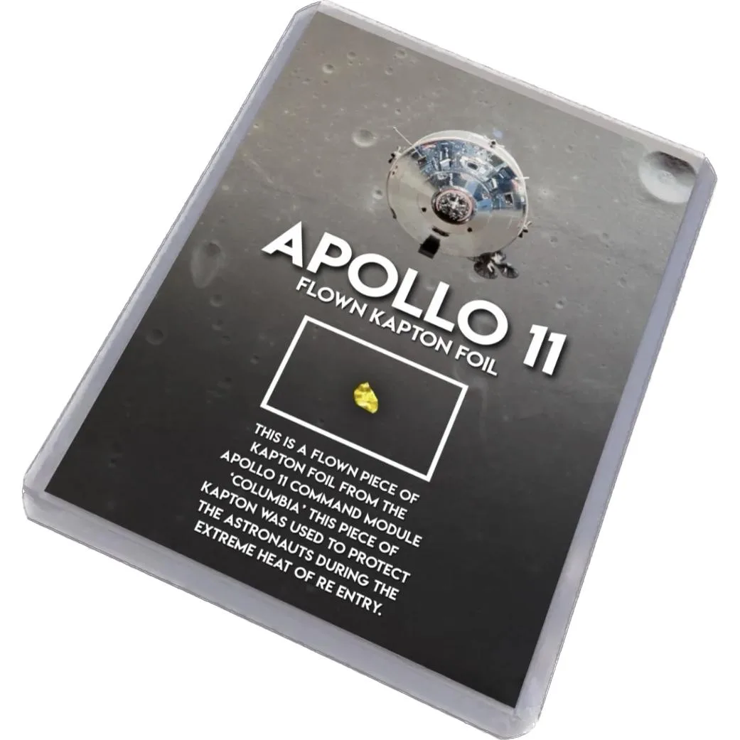 Apollo 11 space flown Kapton foil Prehistoric Online