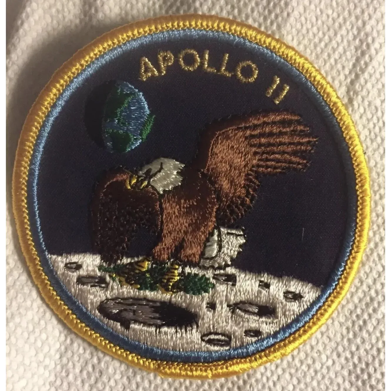 Apollo 11 authentic 1969 patch Prehistoric Online