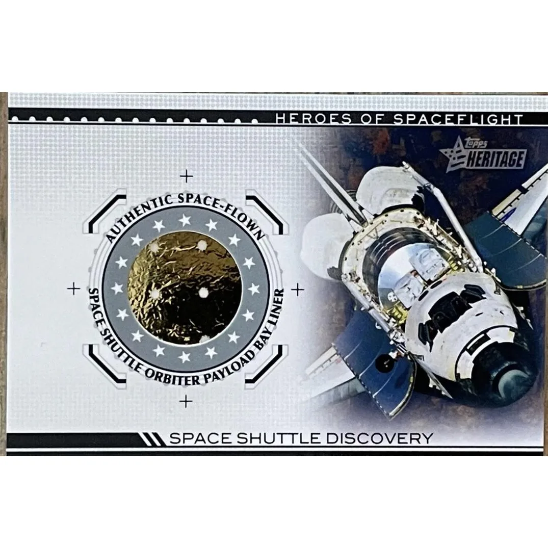 Space Shuttle Flown Payload Bay Liner Part, 2009 Topps Discovery Prehistoric Online