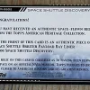 Space Shuttle Flown Payload Bay Liner Part, 2009 Topps Discovery Prehistoric Online