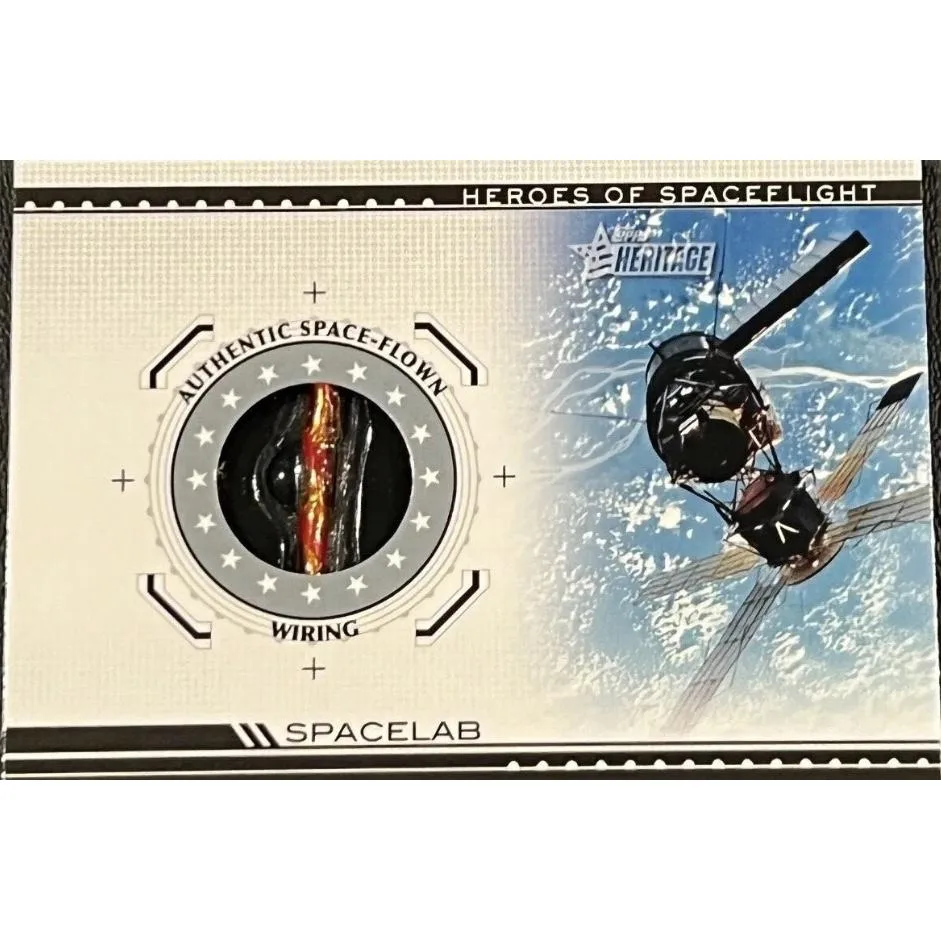 2009 Topps Space Flown, Wiring From Space Lab NASA Prehistoric Online