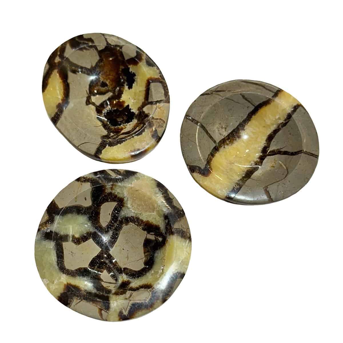 Septarian Dragon Egg –  3 1/2 inch, half moon Prehistoric Online