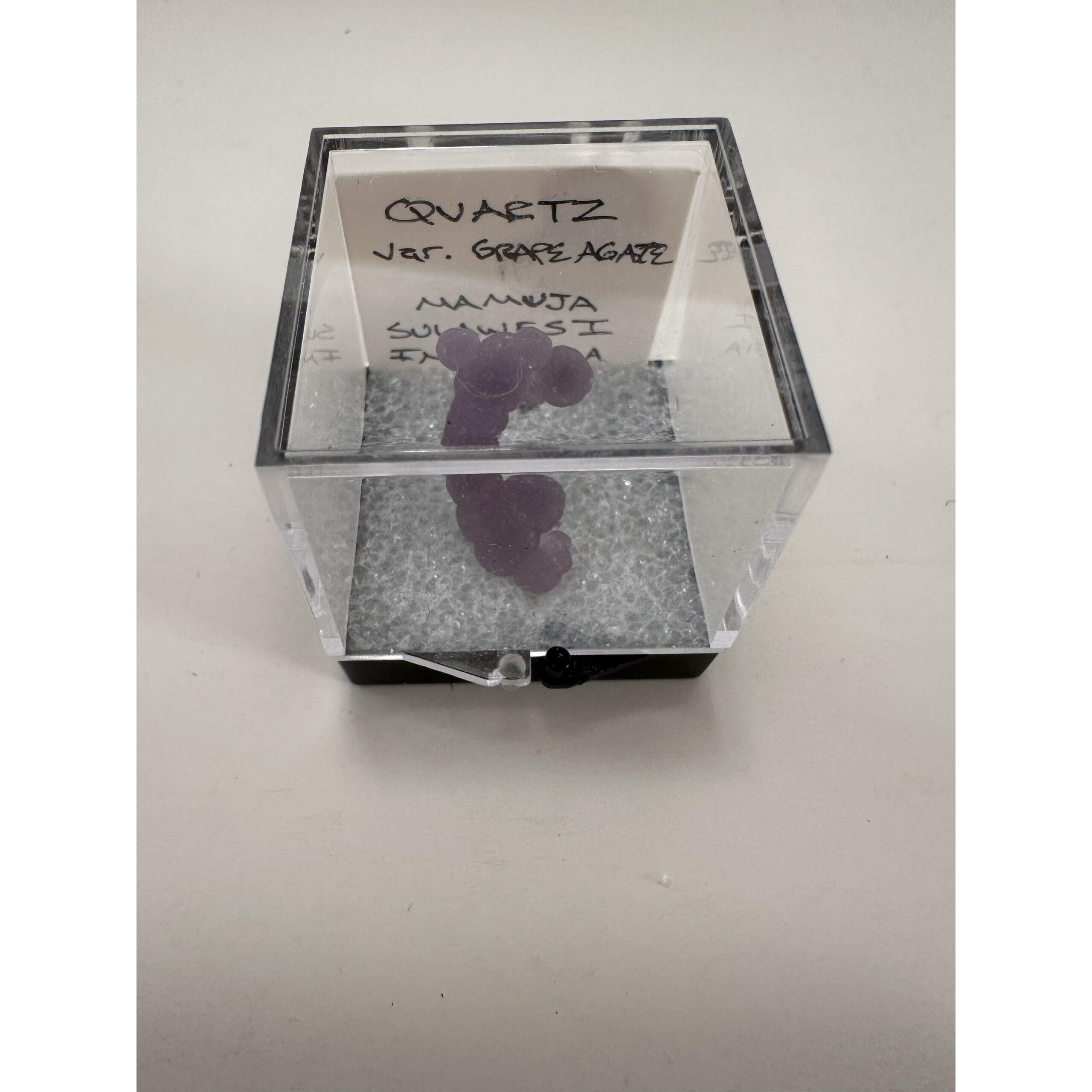 Grape Agate thumbnail mineral, Indonesia, Unusual Prehistoric Online