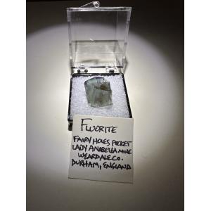 Fluorite thumbnail mineral, Fluorescent, England Prehistoric Online