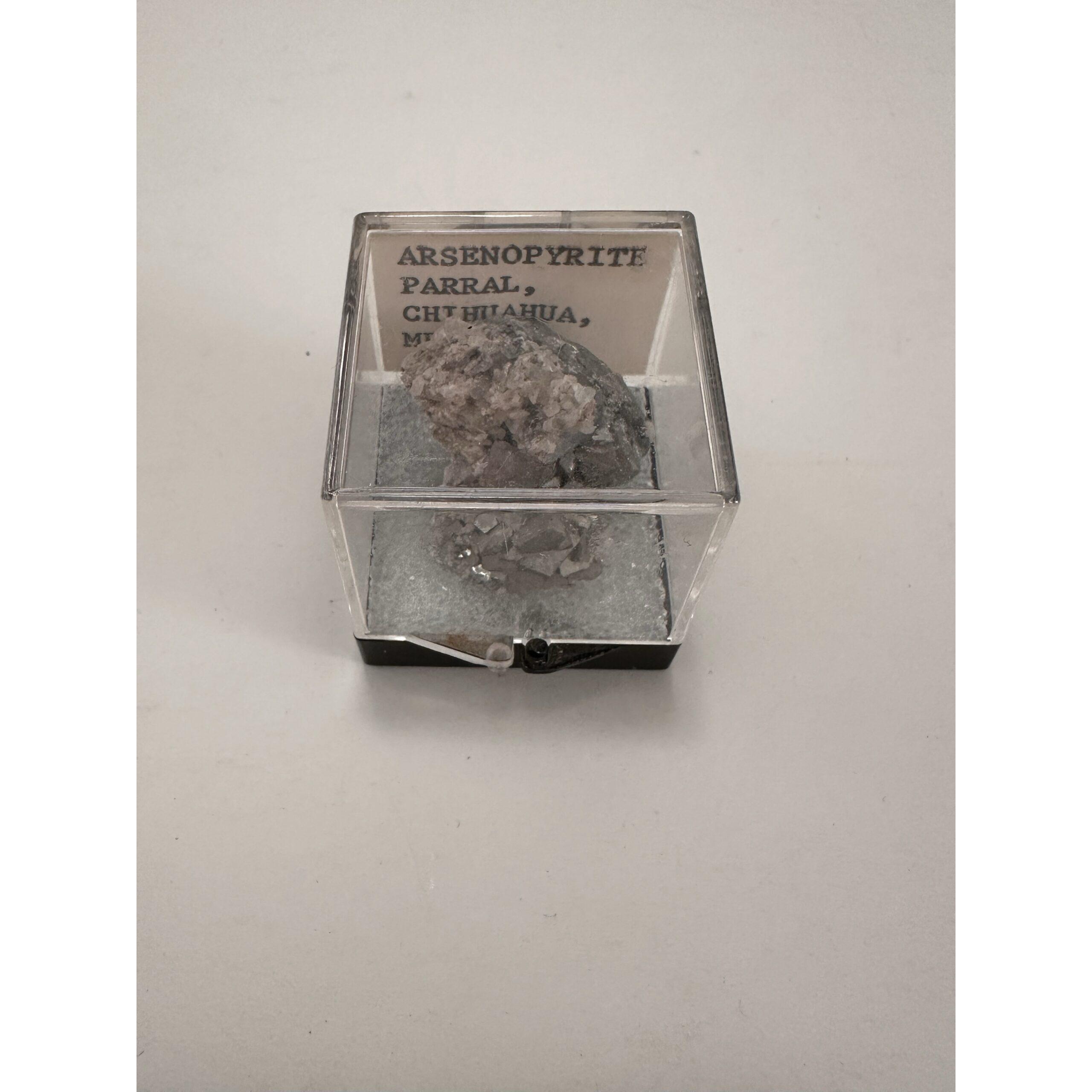 Arsenopyrite thumbnail mineral, Mexico Prehistoric Online