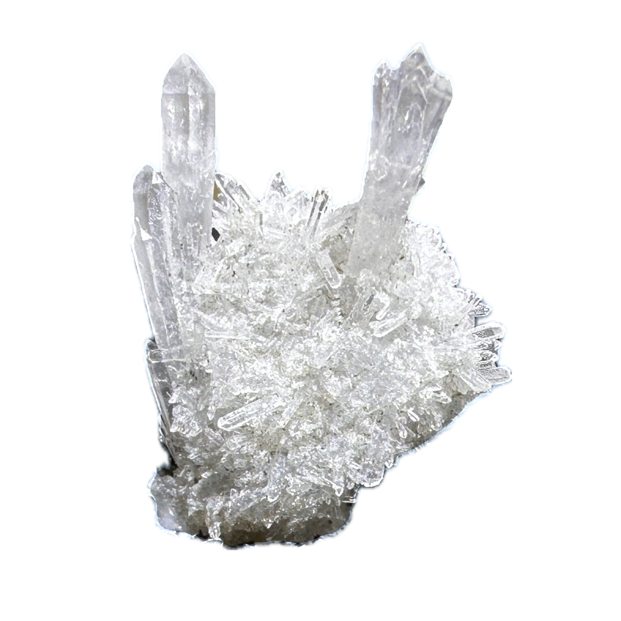Quartz thumbnail mineral, California Prehistoric Online