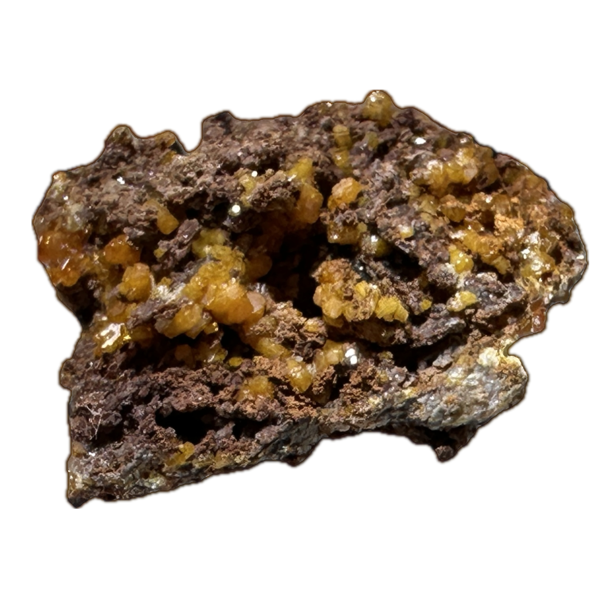 Vanadinite thumbnail mineral, New Mexico Prehistoric Online