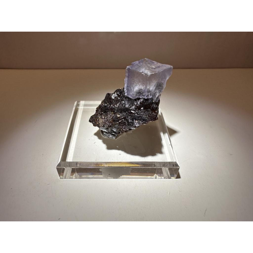 Fluorite thumbnail mineral, Elmwood Mine, TN, amazing cluster Prehistoric Online