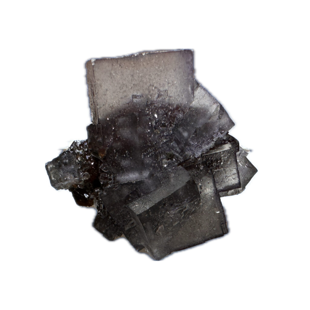 Fluorite thumbnail mineral, Elmwood Mine, TN, Deep color Prehistoric Online