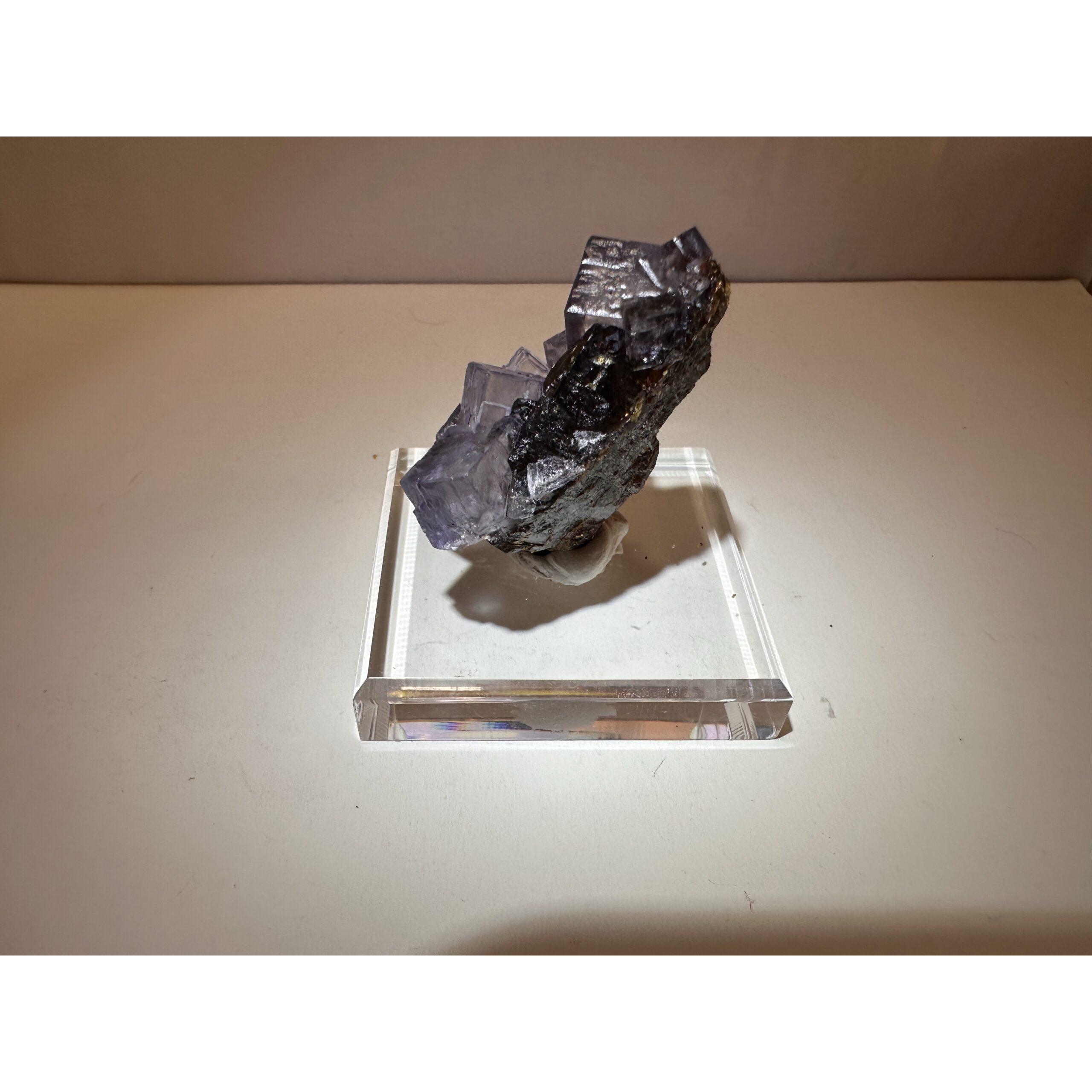 Fluorite thumbnail mineral, Elmwood Mine, TN, amazing cluster Prehistoric Online