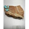 Red Jasper mineral slab with Turquoise Prehistoric Online