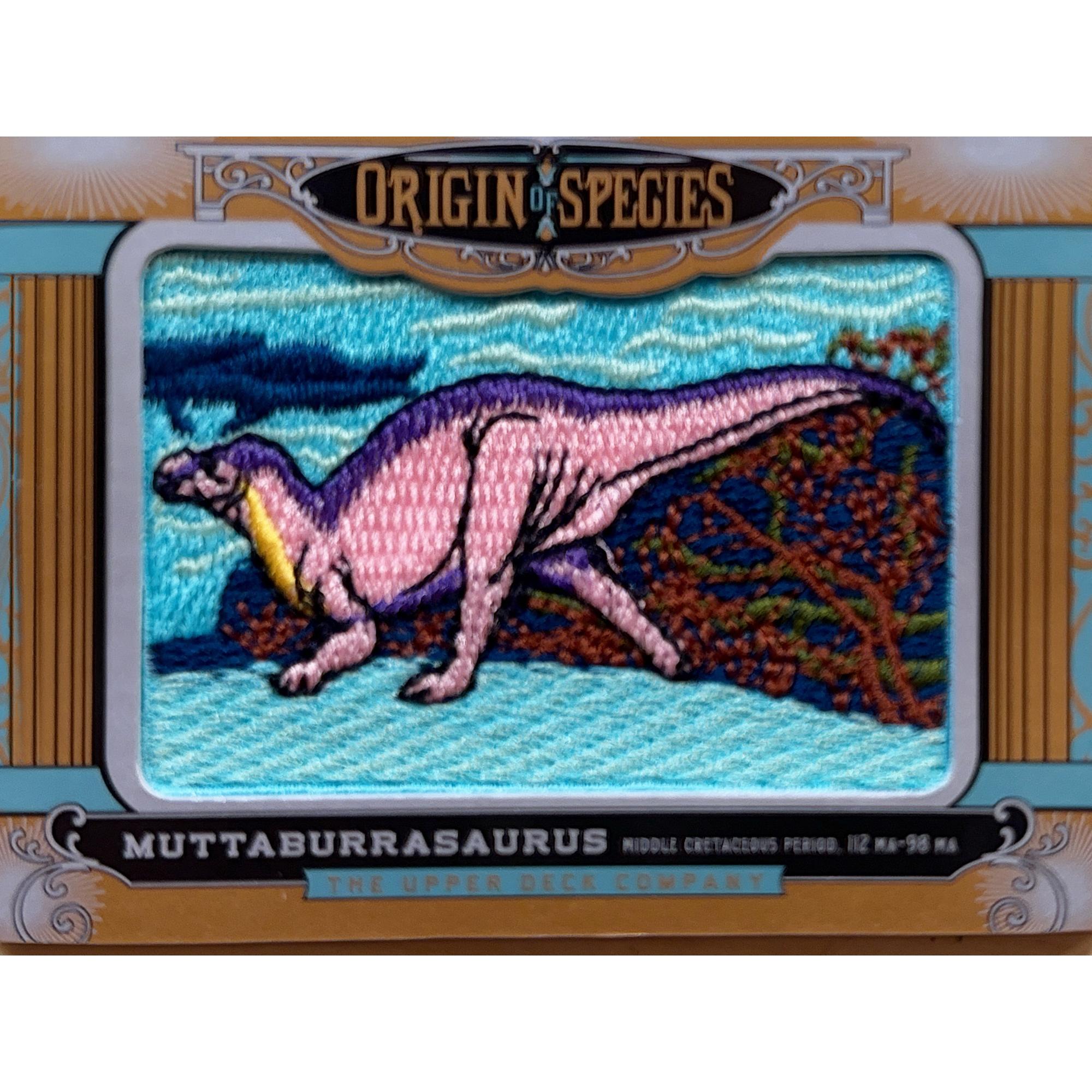 Upper deck, Muttaburrasaurus patch Prehistoric Online
