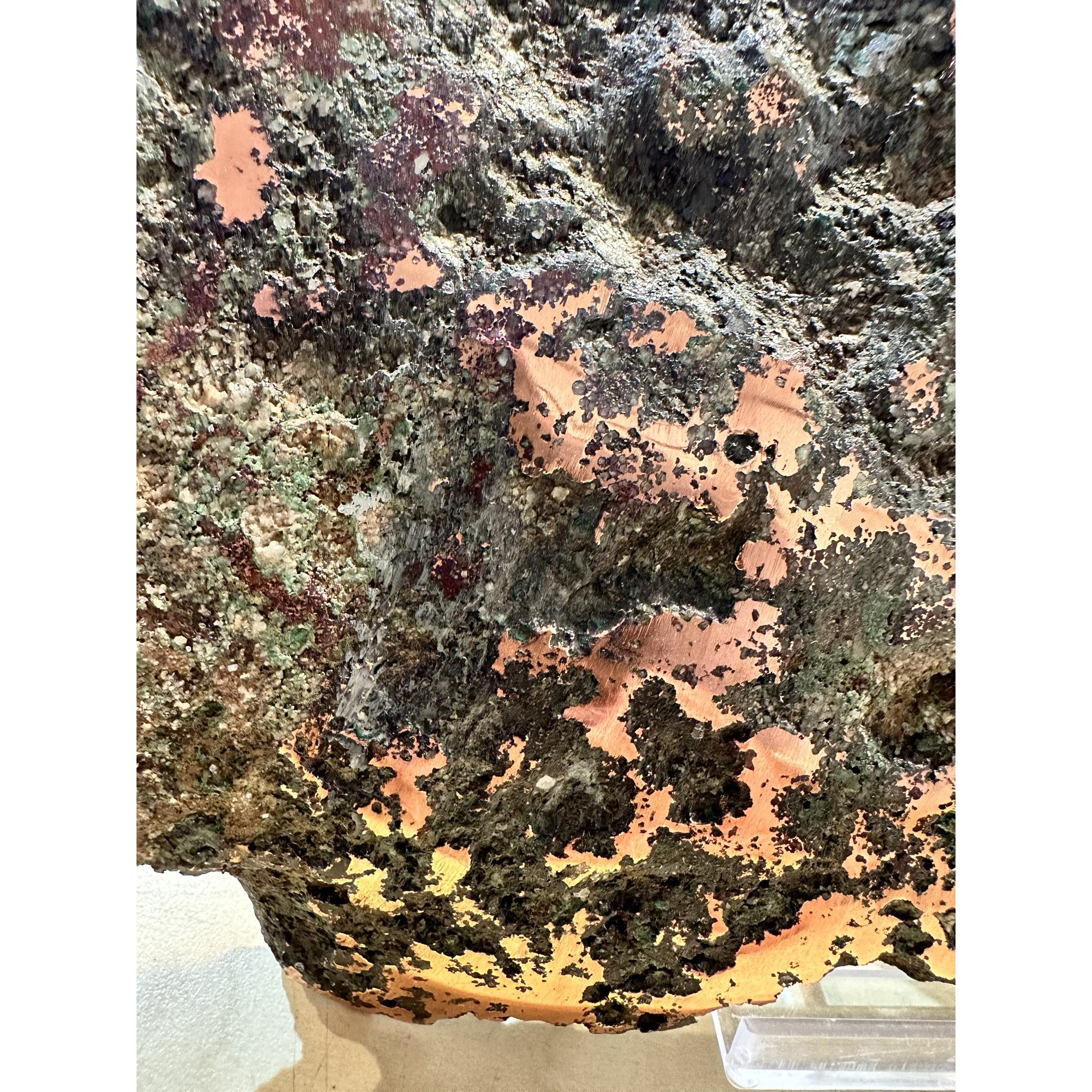 Copper, Glacial Float, Michigan, 10 1/2 inches long Prehistoric Online