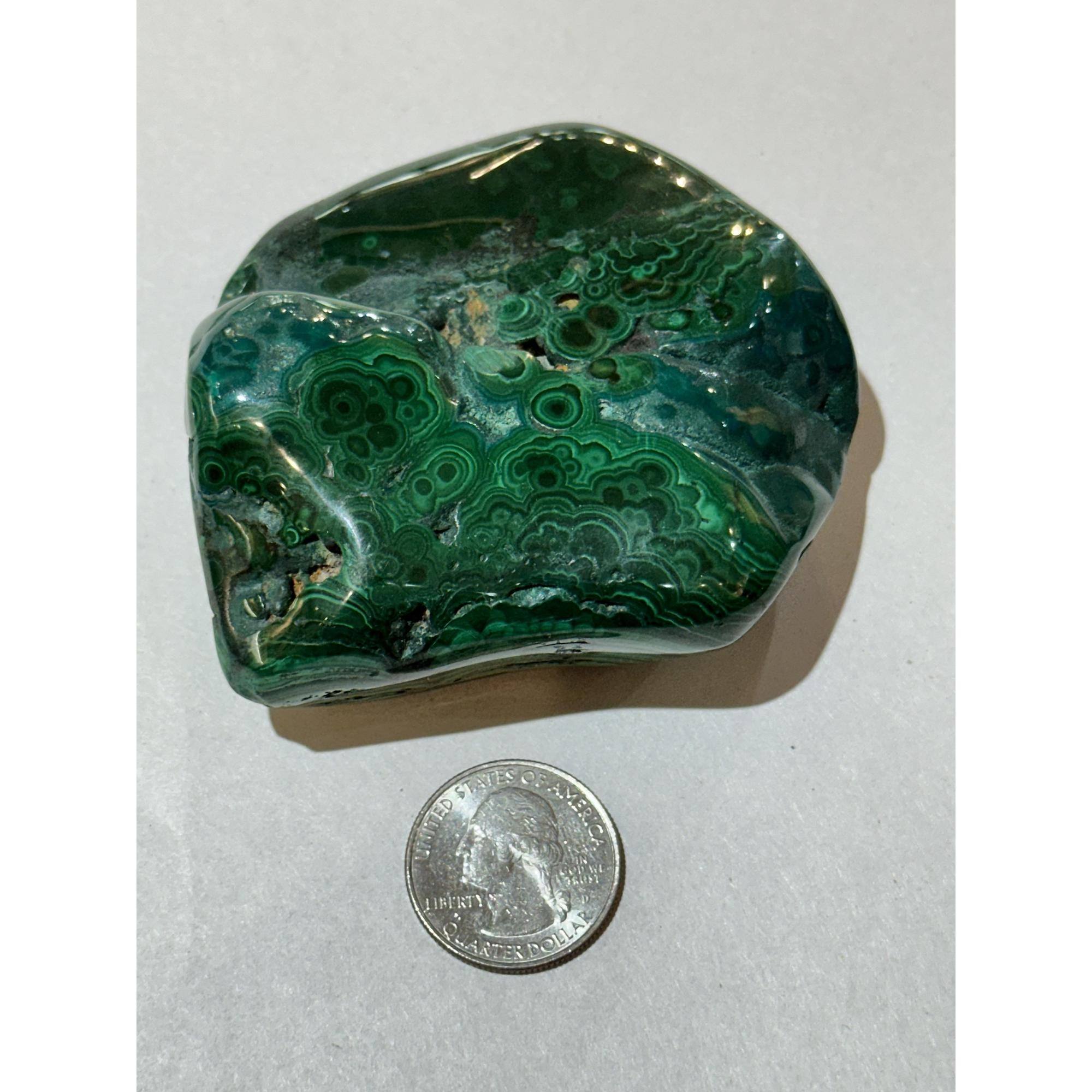 Malachite, beautiful greens, great detail Prehistoric Online