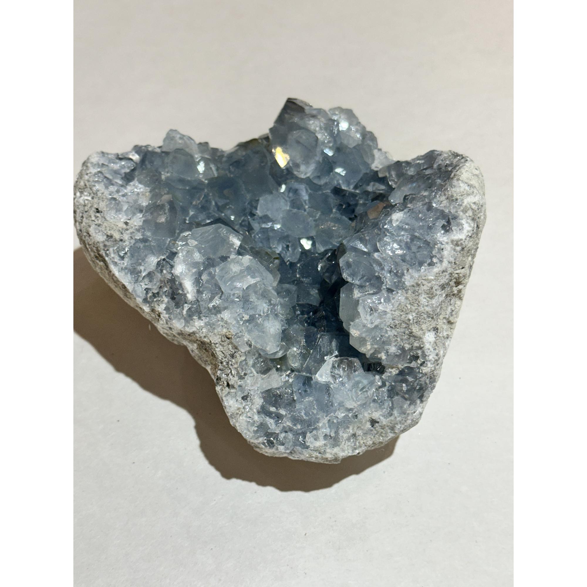 Celestite Geode section, unusual shape, gorgeous Prehistoric Online