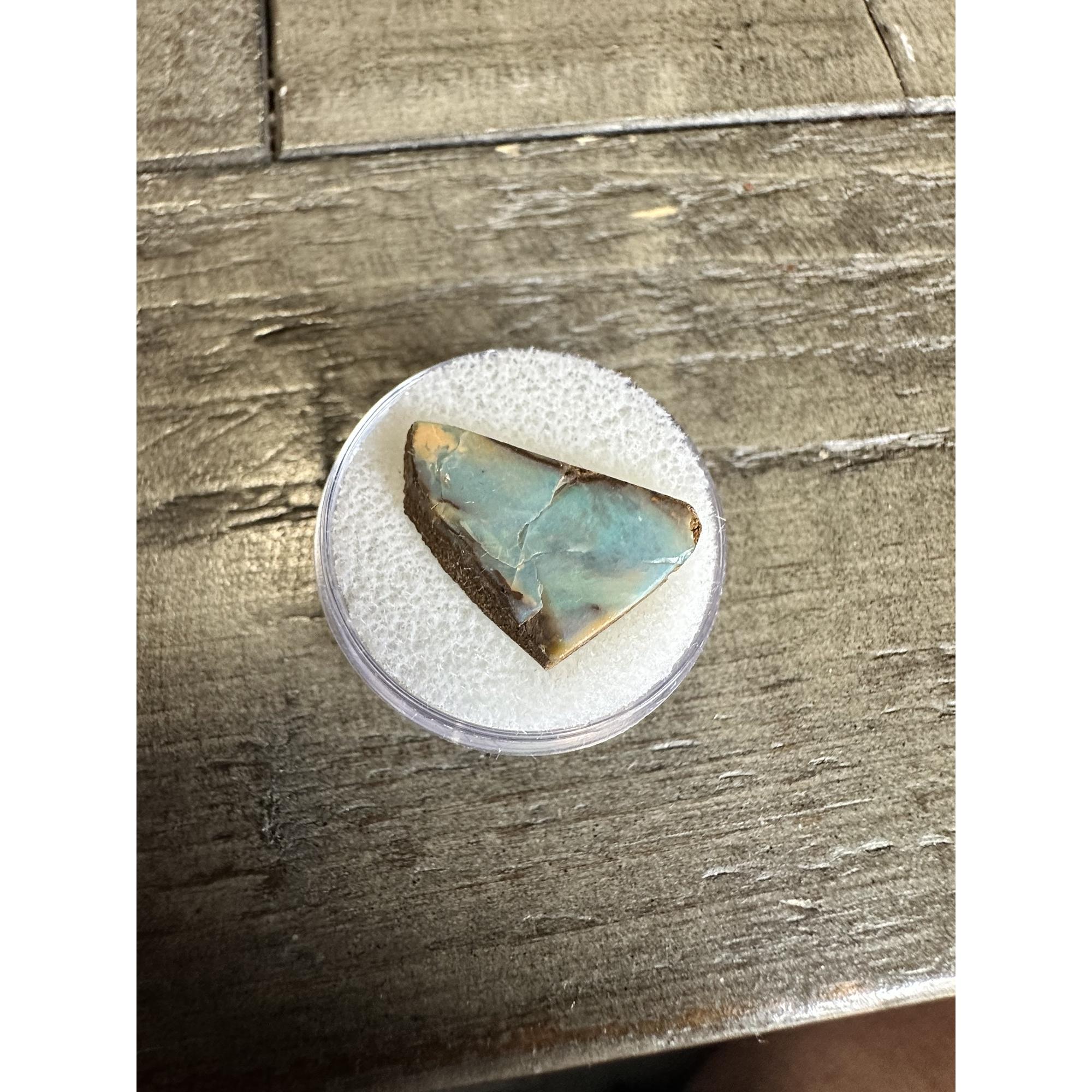 Opal, boulder,  Australian, beautiful greens Prehistoric Online
