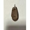 Petrified wood pendant, Oregon, marble brown color Prehistoric Online