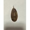Petrified wood pendant, Oregon, hand polished Prehistoric Online